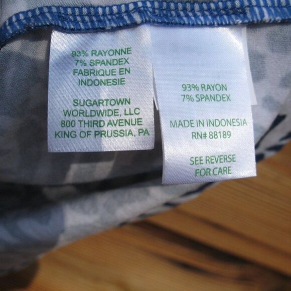 Lilly Pulitzer Geometric Pineapple Print Blue Sophie Indigo Home Slice - Picture 8 of 8